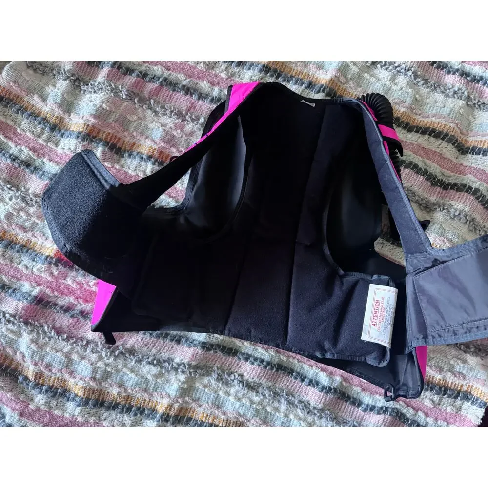 SeaQuest Explorer USA Hot Pink Scuba Vest & Mouth Hose Women’s Small